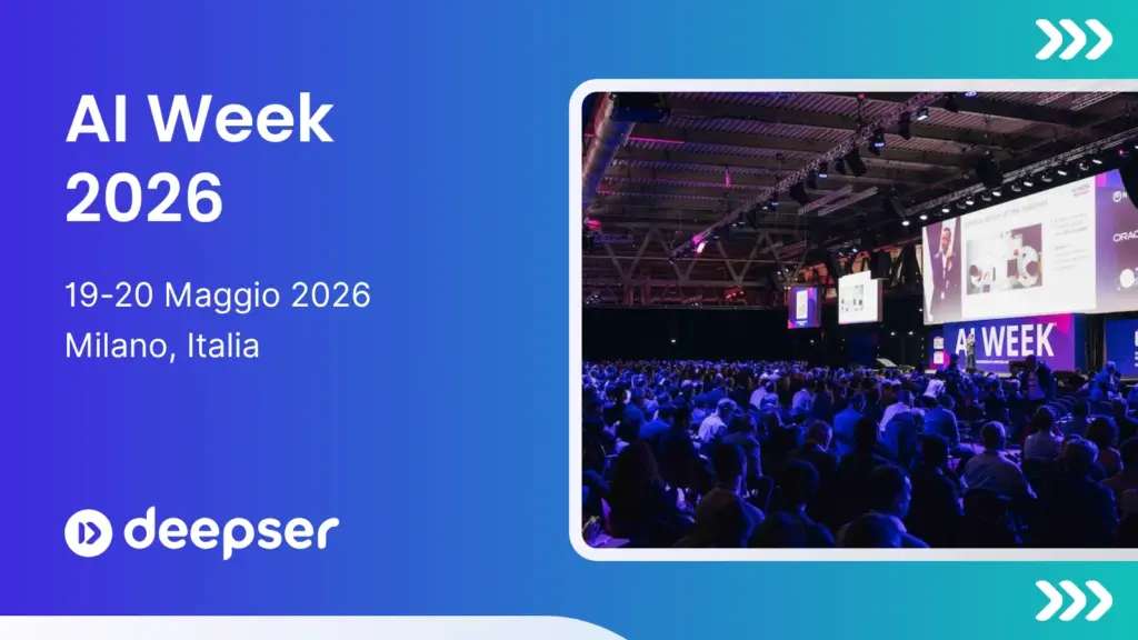 Deepser allo stand AI Week 2026 alla Fiera di Milano Rho